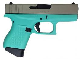 Glock UI4350201RES G43 Subcompact 9mm Double 3.39 6+1 Robin Egg Blue In - UI4350201CKRESA