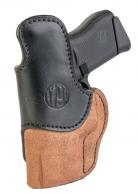 1791 Gunleather RCH Black w/Brown Trim Leather IWB 1911 3"/Ruger LC9 Right Hand - RCH3BLBR