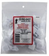 Pro-Shot Cleaning Patches 22 Cal-17 Cal Cotton 0.75" 1000 Per Bag - 3/4-1000