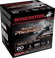 Main product image for Winchester Ammo Super Pheasant Magnum High Brass 20 Gauge 3" 1 1/4 oz 6 Shot Copper Plated 25 Bx/ 10 Cs