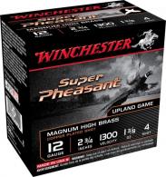 Main product image for Winchester Ammo Super Pheasant Magnum High Brass 12 Gauge 2.75" 1 3/8 oz 4 Shot 25 Bx/ 10 Cs