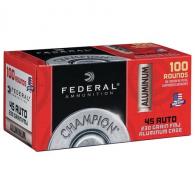 Federal CAL45230100 Champion Training .45 ACP 230 gr Full Metal Jacket (FMJ)0 Bx/ Cs - 10