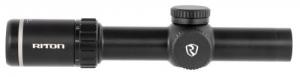 Riton Optics X7 Primal Black Anodized 1-8x28mm 34mm Tube Illuminated Riton German #1 Mod 1 Reticle - 7P18ASI