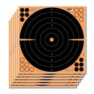 Allen EZ Aim Splash Self-Adhesive Paper 16" x 16" Bullseye Black/Orange 5 Pack - 15227