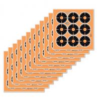 Allen EZ Aim Splash Self-Adhesive Paper 2" Bullseye Black/Orange 12 Per Pack - 15318