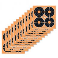 Allen EZ Aim Splash Self-Adhesive Paper 3" Bullseye Black/Orange 12 Per Pack - 15326
