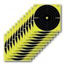Allen EZ Aim Splash Non-Adhesive Paper 12" x 12" Bullseye Yellow/Black 12 Per Pack - 15214
