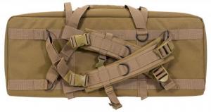 G*Outdoors Double Rifle Case Flat Dark Earth 600D Polyester 28" L x 12.75" H x 9" W - DRC28-FDE