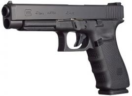 Glock G41 Gen4 .45 ACP 5.31" 13+1 Black Black Steel Slide Black Interchangeable Backstrap Grip - G41413AUT