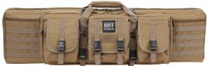 Bulldog BDT Tactical Tactical Rifle Case 38" Tan Nylon Large Exterior Pocket MOLLE Compatible for Rifle Includes Padded - BDT3038T