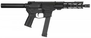CMMG Inc. Banshee MKGS 9mm Luger 8" 33+1 Black Cerakote Aluminum Rec Black Nitride Chrome Moly Barrel Black - 99A5163AB