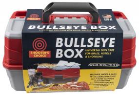 Shooters Choice Bullseye Box Cleaning Kit Multi-Caliber/12 Gauge Firearm Type Universal Nylon/Bronze/Stainless Steel Brist - 900MC