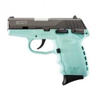 SCCY CPX-1 Gen3 Sky Blue Grip 9mm Pistol - CPX1CBSBG3