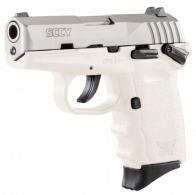 SCCY CPX-1 Gen3 White/Stainless Steel 9mm Pistol - CPX1TTWTG3