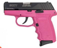 SCCY Industries CPX-4 380 ACP Caliber with 2.96" Barrel, 10+1 Capacity, Pink Finish Frame, Serrated Black Nitride Stainless Stee - CPX4CBPK