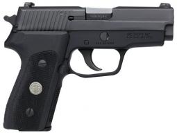 Sig Sauer P225 A1 SA/DA 9mm 3.6" 8+1 CS Black G10 Grip Black - 225A9BCL