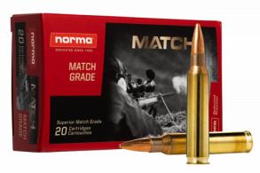 Norma Ammunition (RUAG) 2423552 Dedicated Precision Golden Target Match .223 Rem 77 gr Hollow Point Boat-Tail (HPBT) 20 Per Box/ - 52