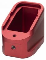 Strike Industries Extended Mag Plate Fits Glock G17 Fits Glock G22 Red 6061 T-6 Aluminum - EMPALG17RED