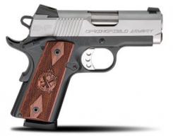 Springfield Armory 1911 Single 9mm 3 9+1 Cocobolo Grip Stainless Steel - PI9209L