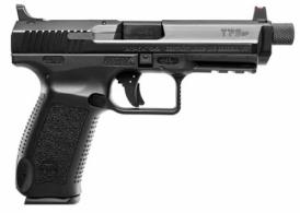 Century International Arms Inc. Arms TP9SFT Double Action 9mm 4.9 Threaded Barrel 18+1 FOF Black Interchangeable - HG4067N