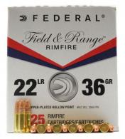 Federal Field and Range .22 LR  525 Copper HP - FR2236