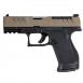 Walther Arms PDP Compact Flat Dark Earth Slide 9mm Pistol - 2851229FDE