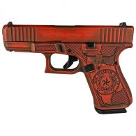 Glock G19 Gen 5 9mm w/Front Serrations 15rd Texas Orange - PA195S203TXO