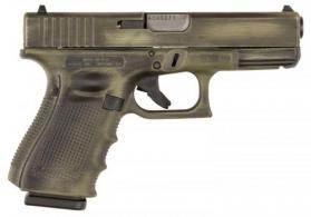 Glock G17 Gen 4 Double 9mm Luger 4.48 17+1 OD Green Interchangeab - PG1750203SBW