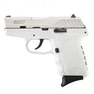 SCCY Industries CPX-2 Double Action 9mm 3.1" 10+1 White Polymer Grip/Frame Gr - CPX2TTWT