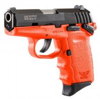 SCCY Industries CPX1CBOR CPX-1 Double Action 9mm 3.1" 10+1 Orange Polymer Grip/Frame G - CPX-1CBOR