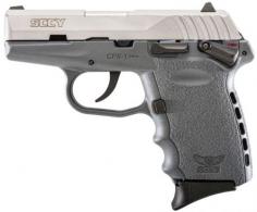 SCCY CPX-1 Sniper Gray/Stainless 9mm Pistol - CPX1TTSG