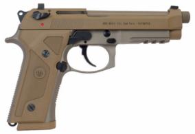 Beretta USA M9 Italy Type G Single/Double Action 9mm 5 10+1 Flat Dark - J92M9A3G