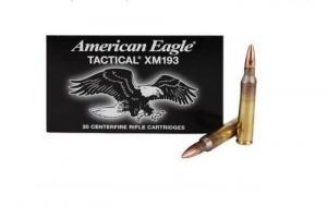 Federal 5.56 American Eagle Tactical 55 Grain Metal Case Boa - XM193C