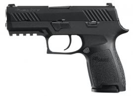 Sig Sauer P320 Compact Double 40 Smith & Wesson (S&W) 3.9" 10+1 Black Polymer Grip Black Nitron Stainless Steel - 320C40B10