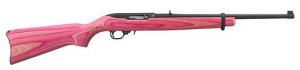 Ruger 10 + 1 22 LR w/Pink Laminated Stock/Blue Barrel - 1184