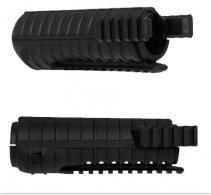 Fab Defense Black Handguard w/Three Picatinny Style Rails - FGR3