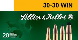 SELLIER & BELLOT 30-30 Winchester Soft Point 150 GR 20rd box - V330352U