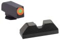AmeriGlo UC Set Night Sights For Glock 42/43 Steel Green Tritium w/Orange Out - GL351