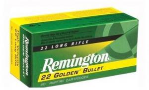 Remington .22 LR High Velocity 40 Grain Plated Lead 50/Box - 1522