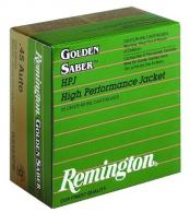 Remington .45 ACP Golden Saber 230 Grain Brass Jacketed Hollo - GS45APB