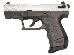 Walther Arms WAN22012 P22 No Lock 22 LR 3.4" 10+1 Poly Grip Anthracite/Brshd Chrome - WAN22012