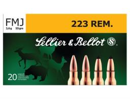 Rifle Ammunition .223 Remington 55 Grain Full Metal Jacket - SB223A