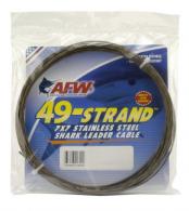 AFW Strand 7x7 Stainless Steel Shark Cable 30 FT 480 lb Test - K480C-0