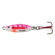 Northland GSFB3-26 Glo-Shot Fire-Belly Spoon, 2 1/4", 1/8 Oz #10 Hook, Uv Pink Tiger, 1Cd - GSFB3-26