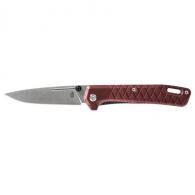 Gerber Zilch Plain Edge Folding Knife Red Box - 30-001882
