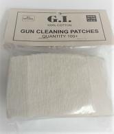 Southern G.I. Cleaning Patches-100% Natural Cotton, 2" X 2", 1,000/Bag .270-.38 Cal. - 1023-T