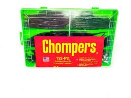 Chompers Drop Shot Worm Kit  132 pcs - DSWKIT-23