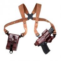 Galco Havana Brown Shoulder Holster Rig For 1911 Style Autos - JR212H