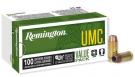 Remington UMC 40 S&W 180gr MC 100/bx (100 rounds per box) - REMLB40SW3B