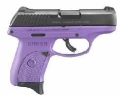 RUGER LC9S 9MM BLK/PURPLE 3.1 7RD - 3242